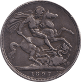 1897 CROWN ( GF ) - CROWN - Cambridgeshire Coins