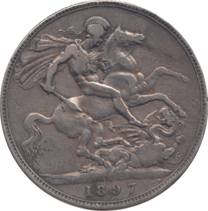 1897 CROWN ( GF ) - CROWN - Cambridgeshire Coins