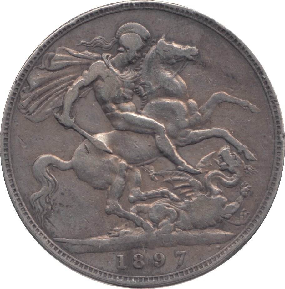 1897 CROWN ( GF ) - CROWN - Cambridgeshire Coins