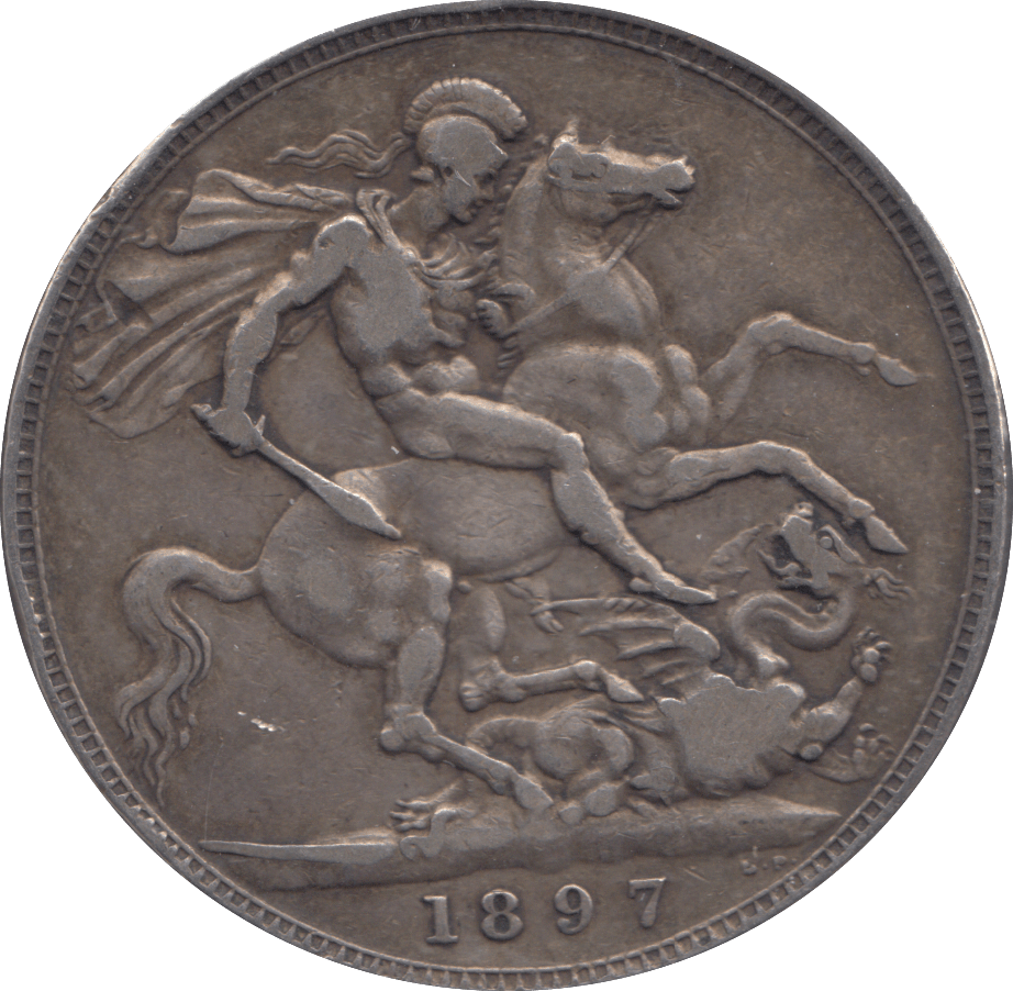 1897 CROWN ( GF ) - CROWN - Cambridgeshire Coins