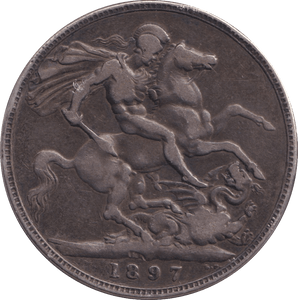1897 CROWN ( GF ) - CROWN - Cambridgeshire Coins
