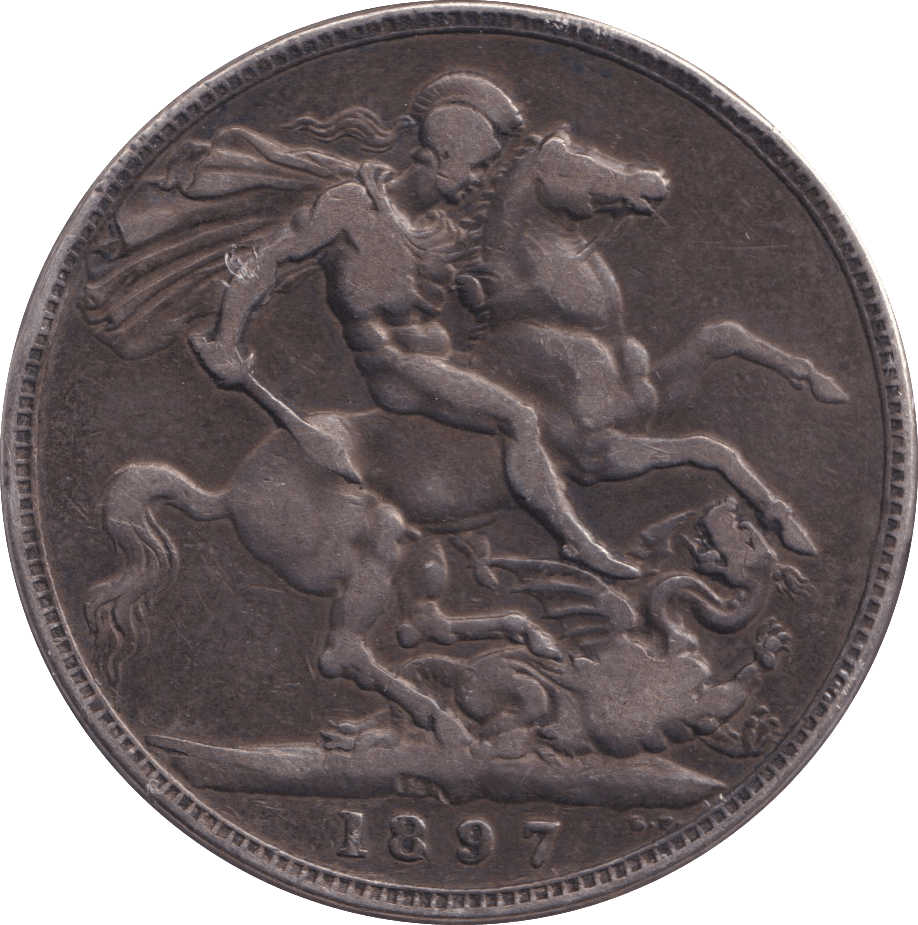 1897 CROWN ( GF ) - CROWN - Cambridgeshire Coins