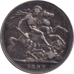 1897 CROWN ( GF ) - CROWN - Cambridgeshire Coins