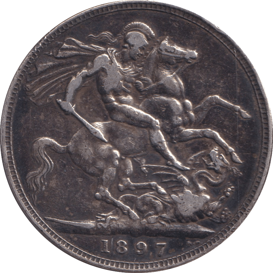 1897 CROWN ( GF ) - CROWN - Cambridgeshire Coins