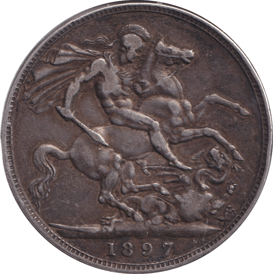 1897 CROWN ( GF ) - CROWN - Cambridgeshire Coins