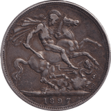 1897 CROWN ( GF ) - CROWN - Cambridgeshire Coins