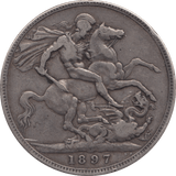 1897 CROWN ( GF ) - CROWN - Cambridgeshire Coins