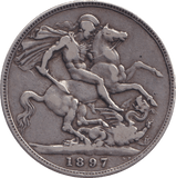 1897 CROWN ( GF ) - CROWN - Cambridgeshire Coins