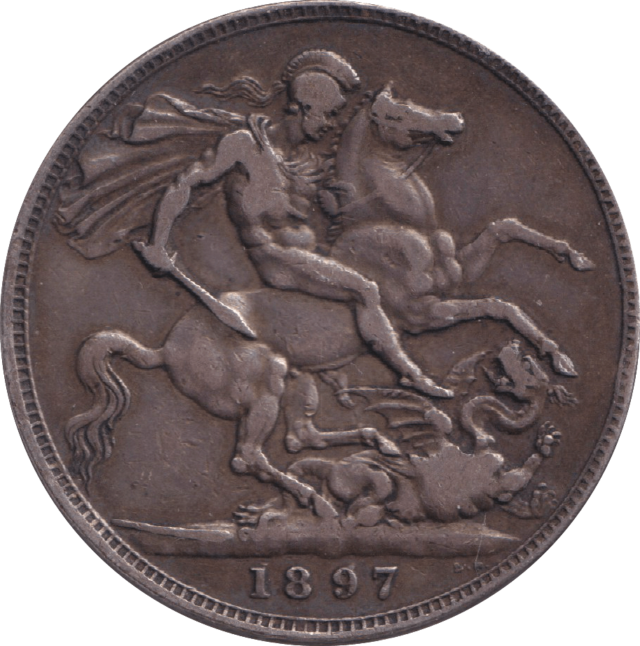 1897 CROWN ( GF ) - CROWN - Cambridgeshire Coins