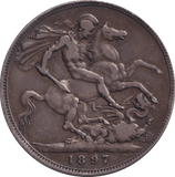 1897 CROWN ( GF ) - CROWN - Cambridgeshire Coins