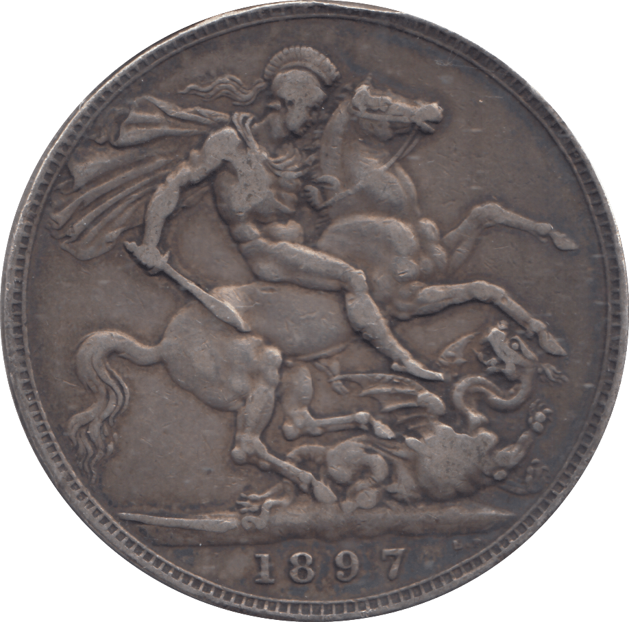 1897 CROWN ( GF ) - CROWN - Cambridgeshire Coins