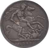 1897 CROWN ( GF ) - CROWN - Cambridgeshire Coins