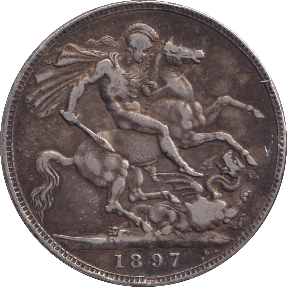 1897 CROWN ( GF ) - CROWN - Cambridgeshire Coins