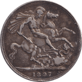 1897 CROWN ( GF ) - CROWN - Cambridgeshire Coins
