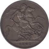 1897 CROWN ( GF ) - CROWN - Cambridgeshire Coins