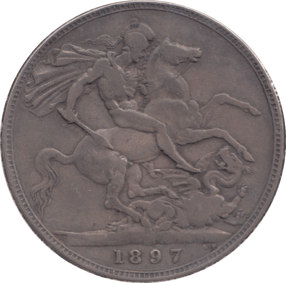 1897 CROWN ( GF ) - Crown - Cambridgeshire Coins