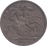 1897 CROWN ( GF ) - Crown - Cambridgeshire Coins