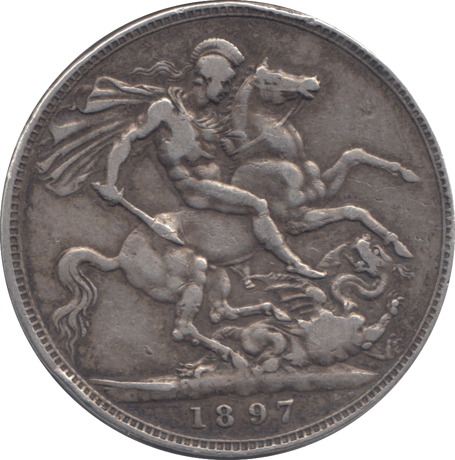 1897 CROWN ( GF ) - CROWN - Cambridgeshire Coins