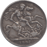1897 CROWN ( GF ) - CROWN - Cambridgeshire Coins