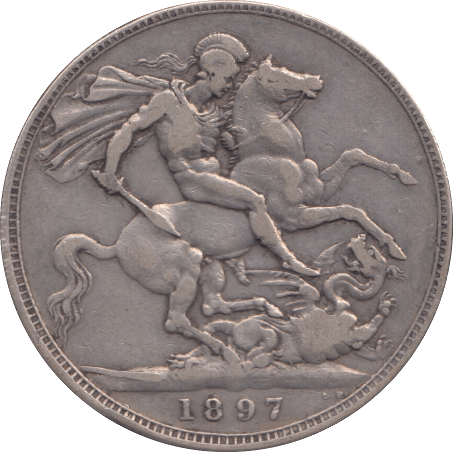 1897 CROWN ( GF ) - CROWN - Cambridgeshire Coins