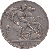 1897 CROWN ( GF ) - CROWN - Cambridgeshire Coins