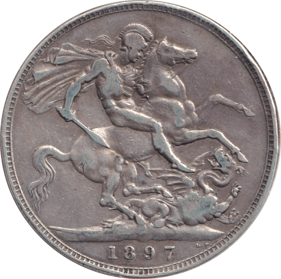 1897 CROWN ( GF ) - CROWN - Cambridgeshire Coins