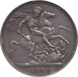 1897 CROWN ( GF ) LIX - Crown - Cambridgeshire Coins