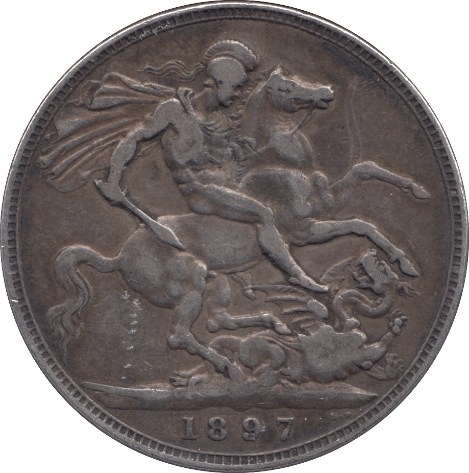 1897 CROWN ( GF ) LXI - CROWN - Cambridgeshire Coins