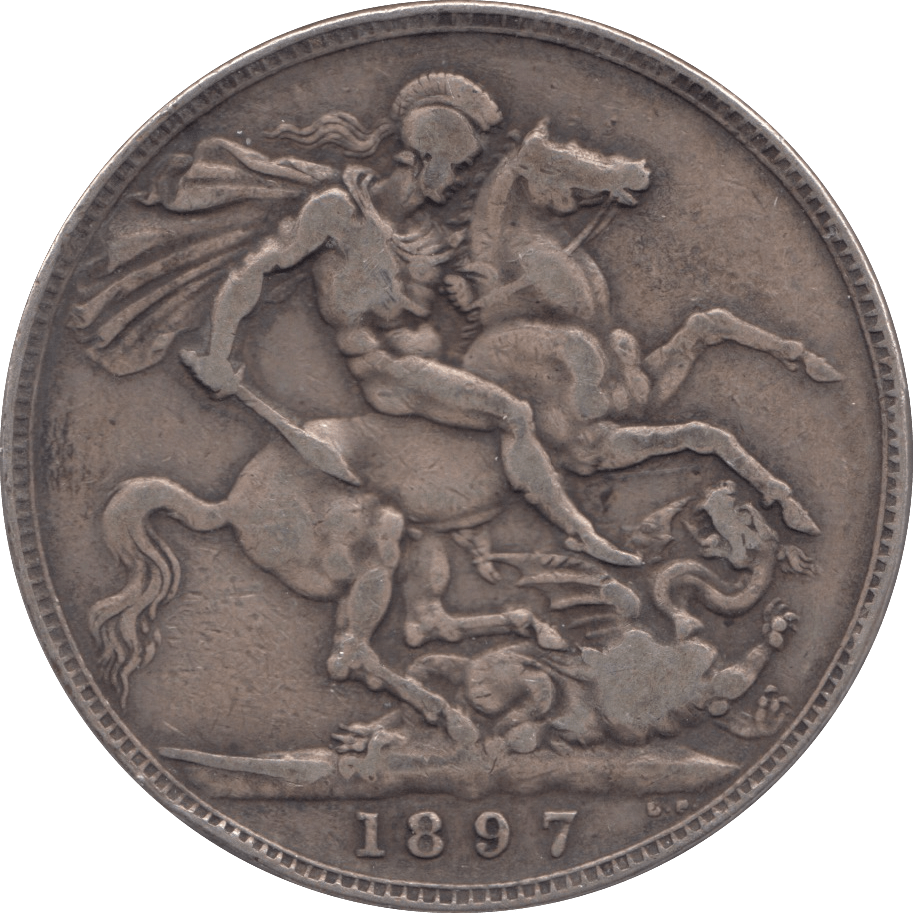 1897 CROWN ( GF ) LXI - CROWN - Cambridgeshire Coins