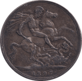 1897 CROWN ( GVF ) - CROWN - Cambridgeshire Coins