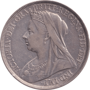 1897 CROWN ( GVF ) - CROWN - Cambridgeshire Coins