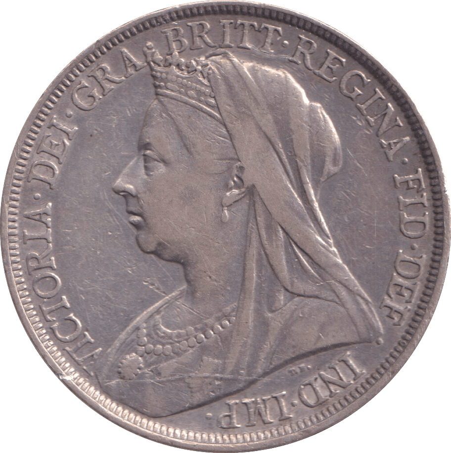 1897 CROWN ( GVF ) - CROWN - Cambridgeshire Coins
