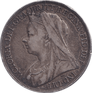 1897 CROWN ( GVF ) - CROWN - Cambridgeshire Coins