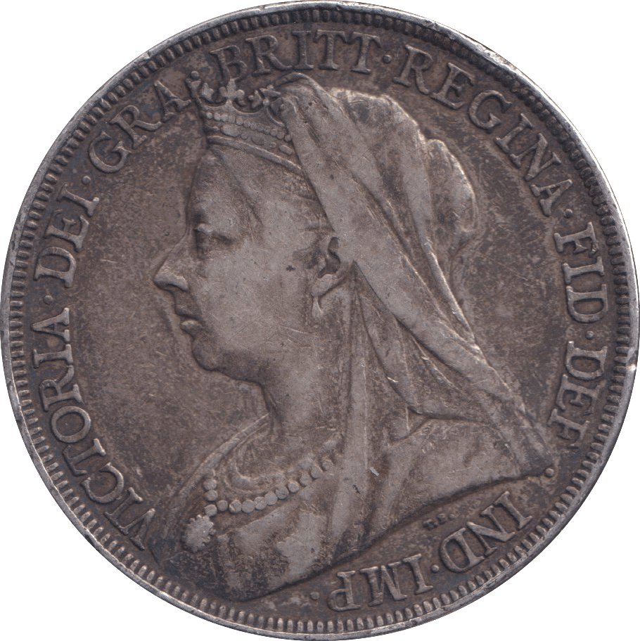 1897 CROWN ( GVF ) - CROWN - Cambridgeshire Coins