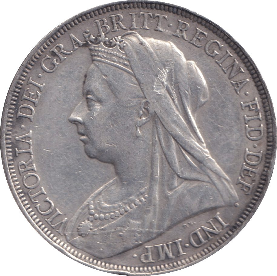 1897 CROWN ( GVF ) - CROWN - Cambridgeshire Coins