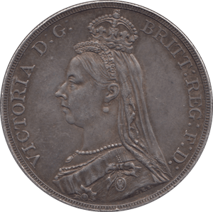 1897 CROWN ( GVF ) - CROWN - Cambridgeshire Coins