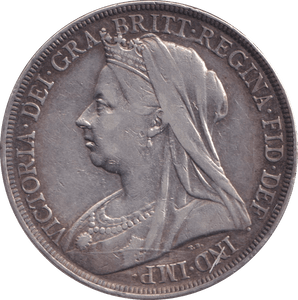 1897 CROWN ( GVF ) - CROWN - Cambridgeshire Coins