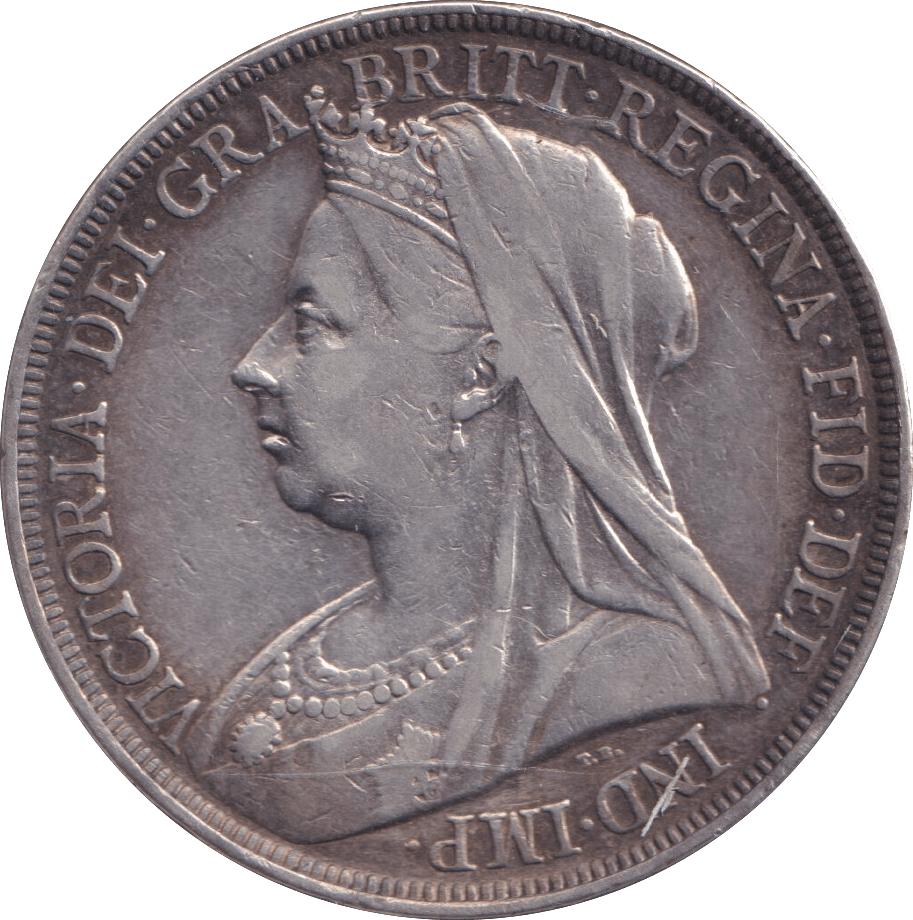 1897 CROWN ( GVF ) - CROWN - Cambridgeshire Coins