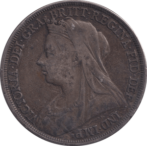 1897 CROWN ( GVF ) - CROWN - Cambridgeshire Coins