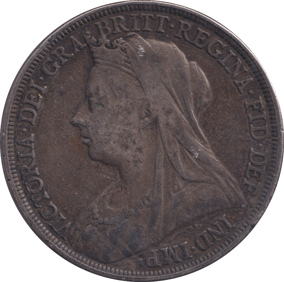 1897 CROWN ( GVF ) - CROWN - Cambridgeshire Coins