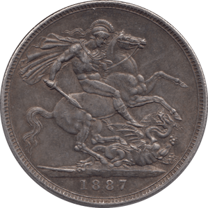 1897 CROWN ( GVF ) - CROWN - Cambridgeshire Coins