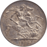 1897 CROWN ( UNC ) - CROWN - Cambridgeshire Coins