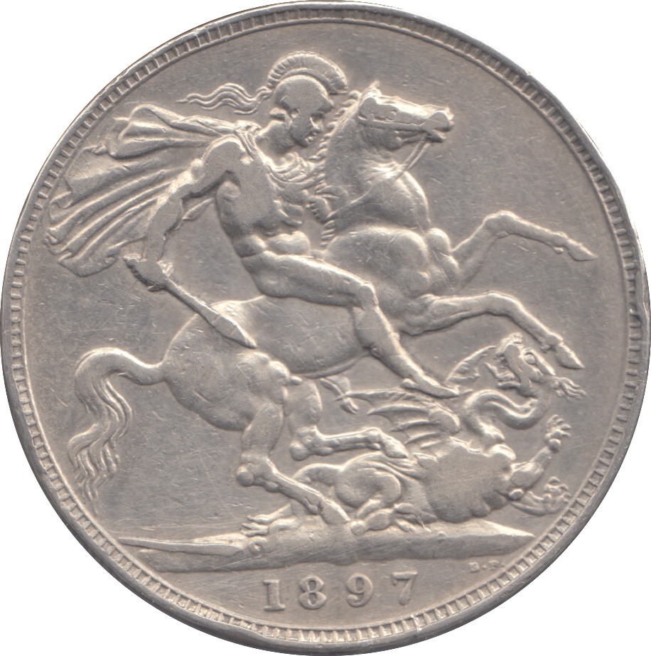 1897 CROWN ( VF ) - CROWN - Cambridgeshire Coins