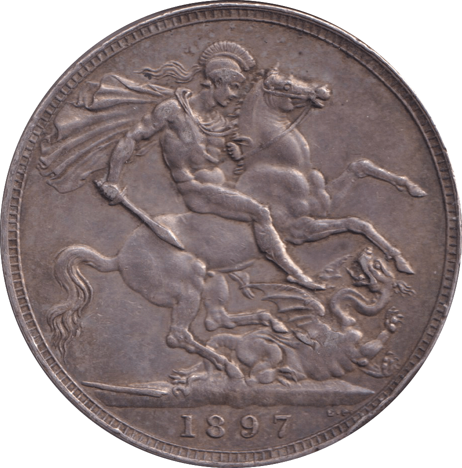 1897 CROWN ( VF ) - CROWN - Cambridgeshire Coins