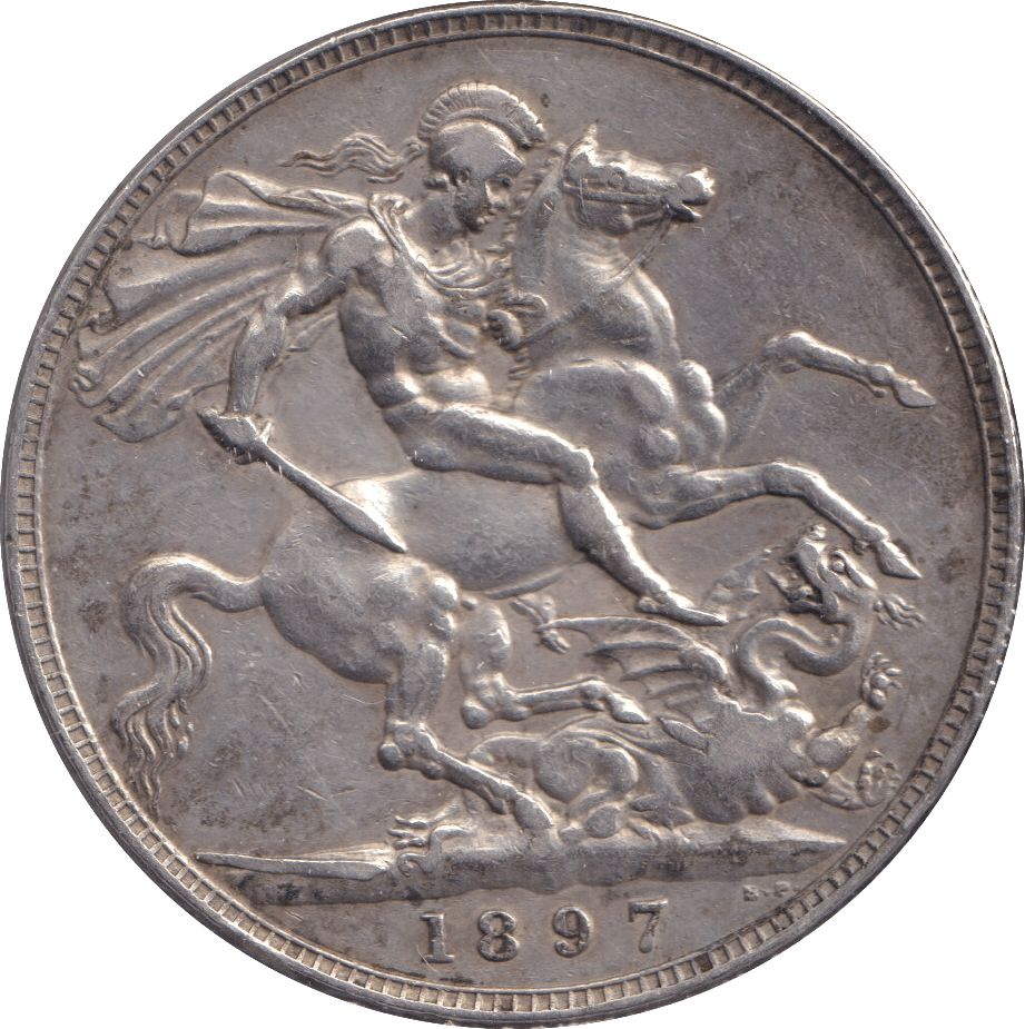 1897 CROWN ( VF ) - CROWN - Cambridgeshire Coins