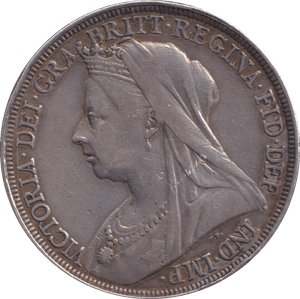 1897 CROWN ( VF ) - CROWN - Cambridgeshire Coins