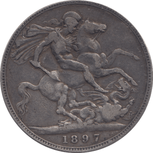 1897 CROWN ( VF ) - CROWN - Cambridgeshire Coins