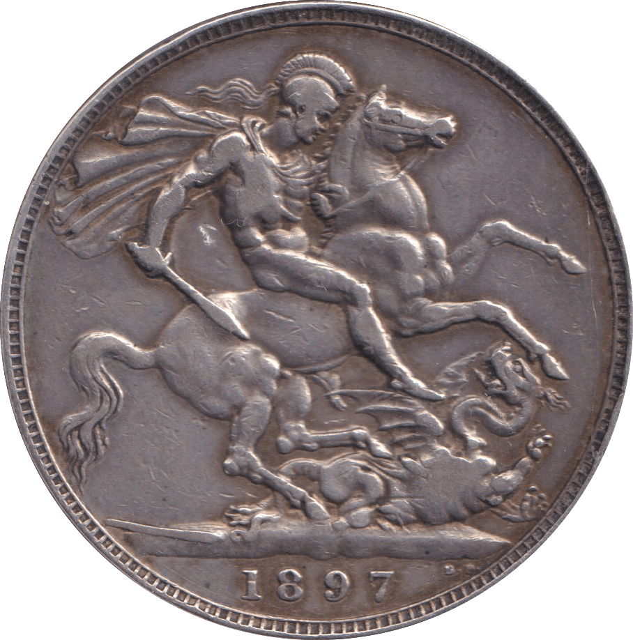 1897 CROWN ( VF ) - CROWN - Cambridgeshire Coins