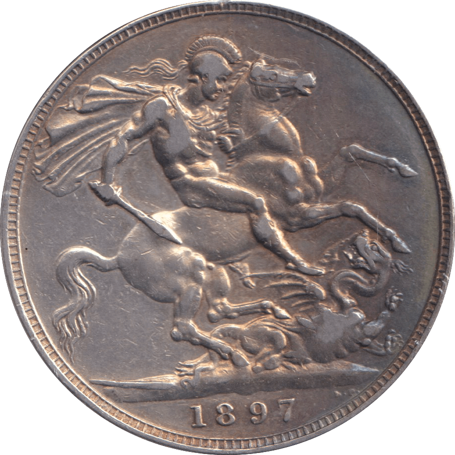 1897 CROWN ( VF ) - CROWN - Cambridgeshire Coins