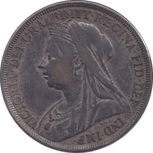 1897 CROWN ( VF ) LXI - CROWN - Cambridgeshire Coins